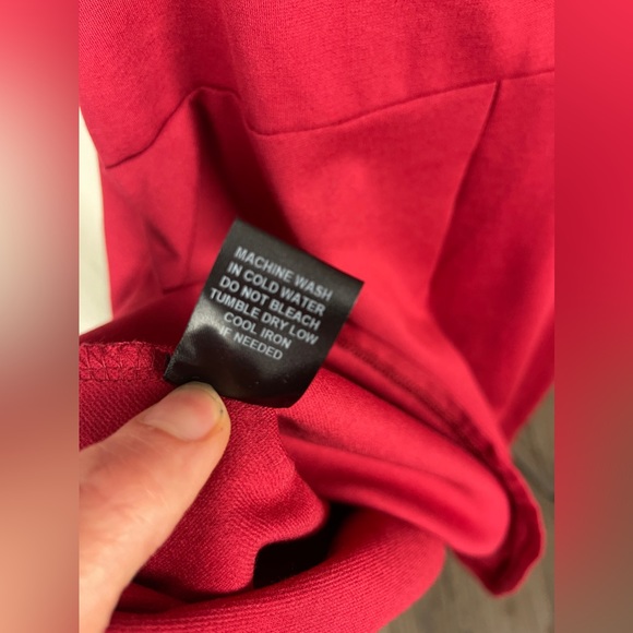 Vanity Room Herringbone Cut Out Back Red Mini Dress Size Small (2-4) NWT - Picture 7 of 10